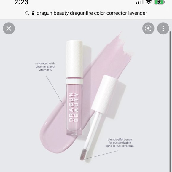 NWT 🛍 Dragun Beauty DragunFire® Color Corrector - Lavender - Picture 2 of 8